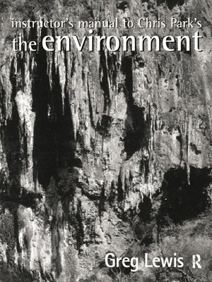 cover image of Instructor's Manual to Chris Park's the Environment
